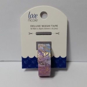 Washi Tape Purple Blue Gold Paper Crafts Card Making